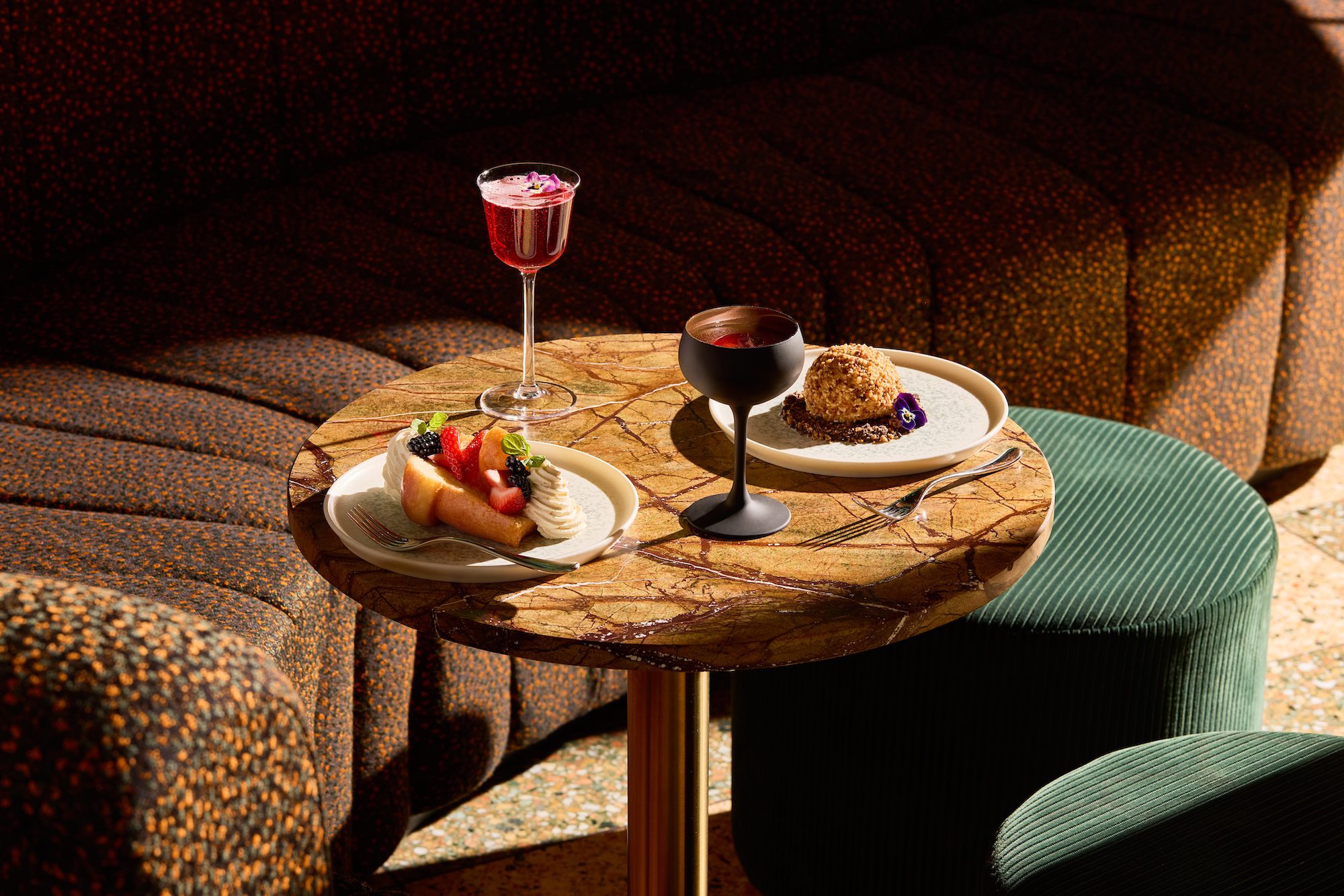 cocktails and small plates in florattica rooftop london